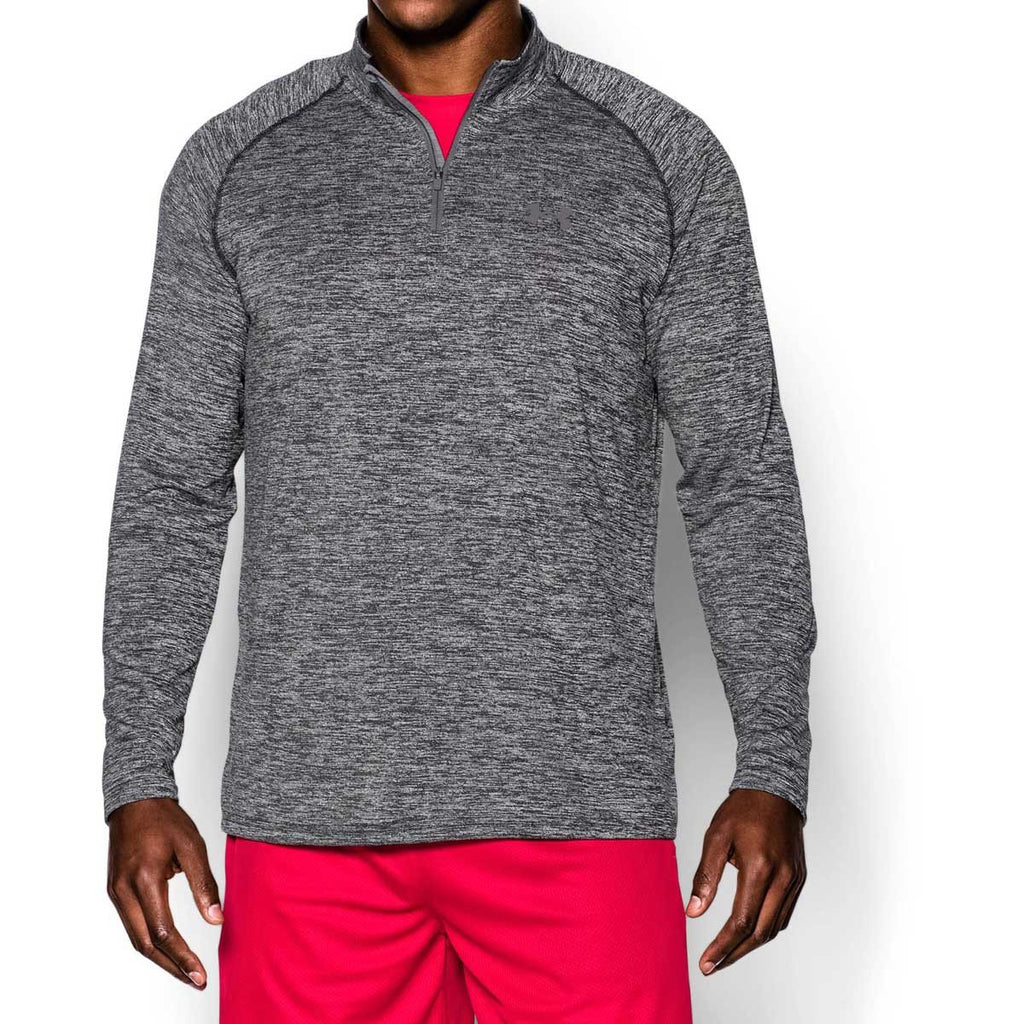 Under Armour Men's Black/Graphite Tech Quarter Zip
