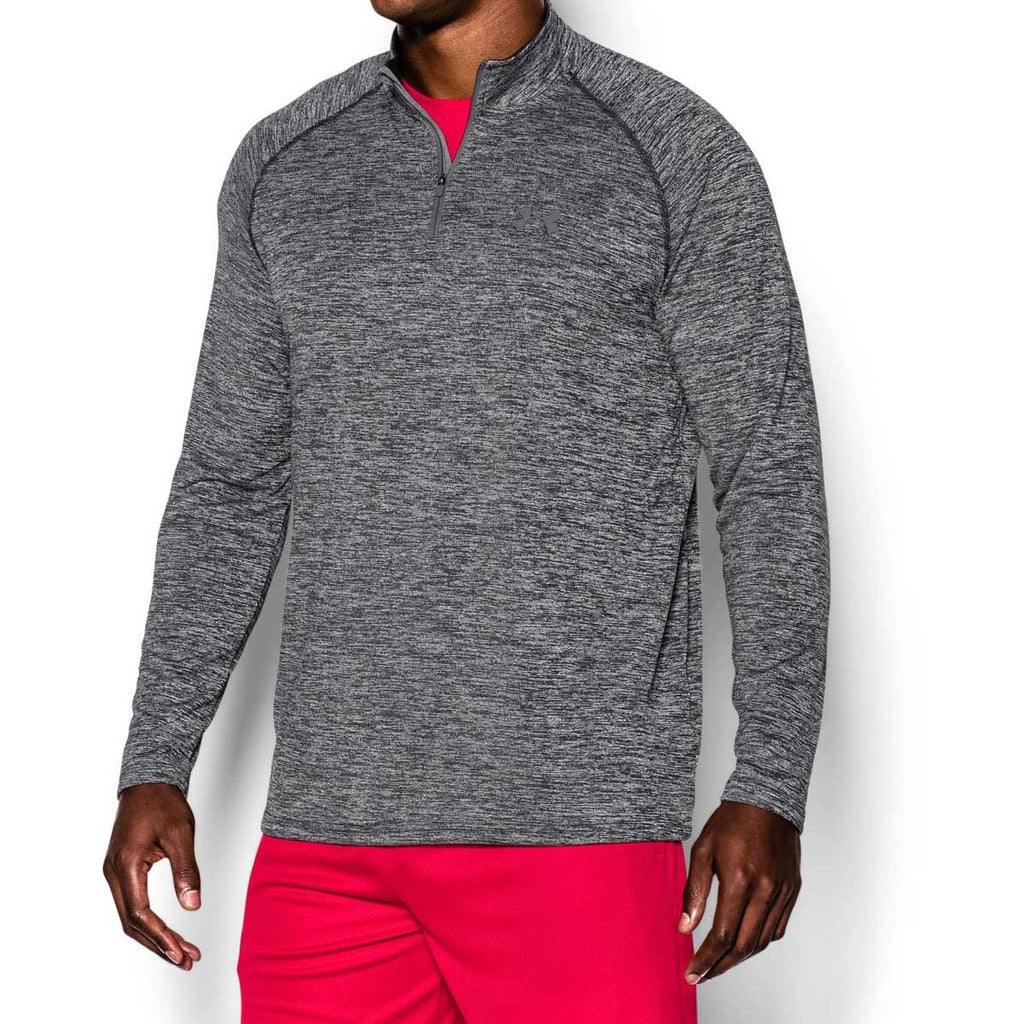 Under Armour Men's Black/Graphite Tech Quarter Zip