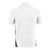 Under Armour Men's White/Midnight Navy Colorblock Polo