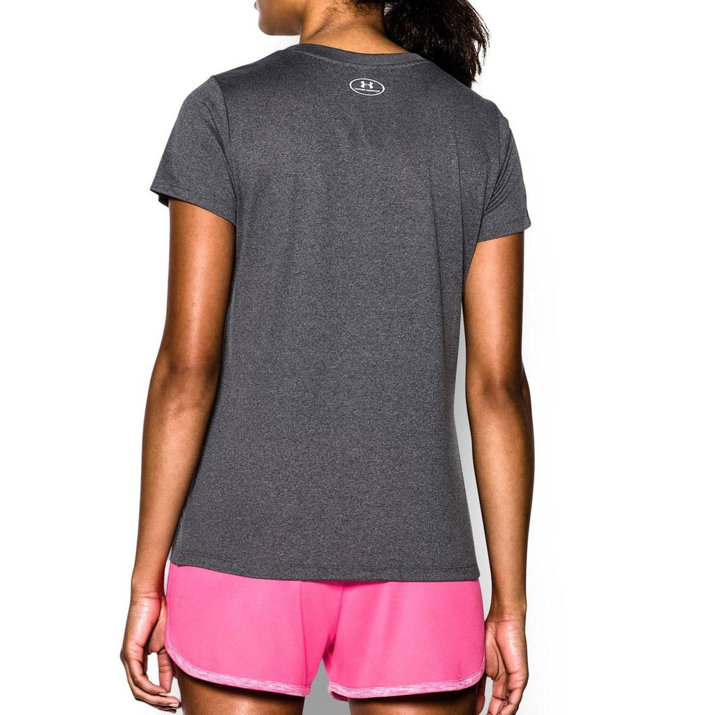 Under Armour Women's Carbon Heather Tech V-Neck