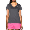 Under Armour Women's Carbon Heather Tech V-Neck