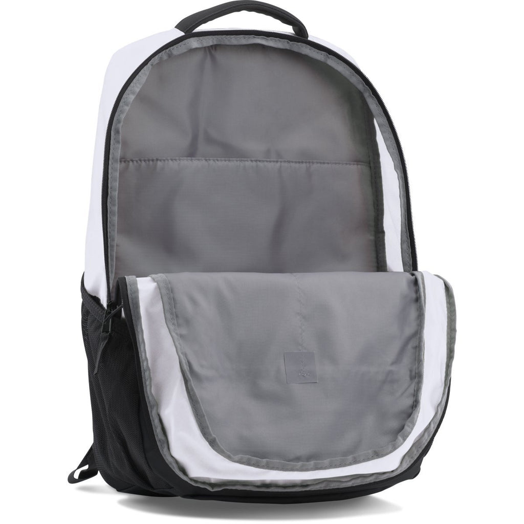 Under Armour White UA Team Hustle Backpack