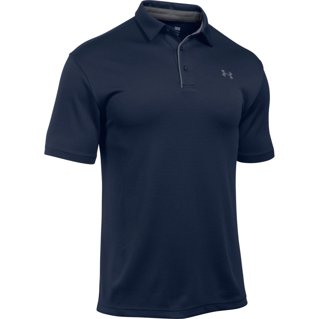 Under Armour Men's Midnight Navy/Graphite/Graphite Tech Polo