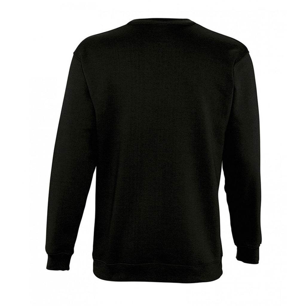SOL'S Unisex Black New Supreme Sweatshirt