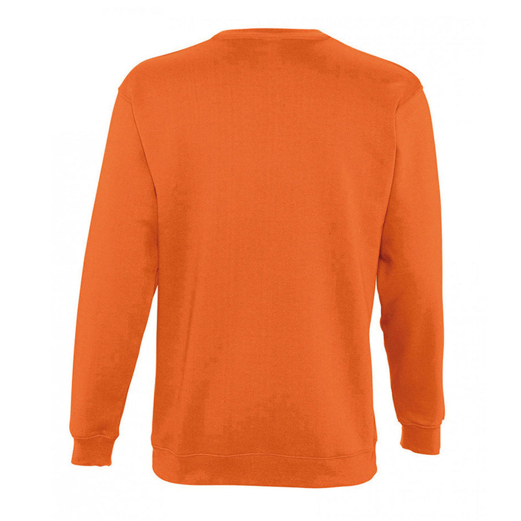 SOL'S Unisex Orange New Supreme Sweatshirt