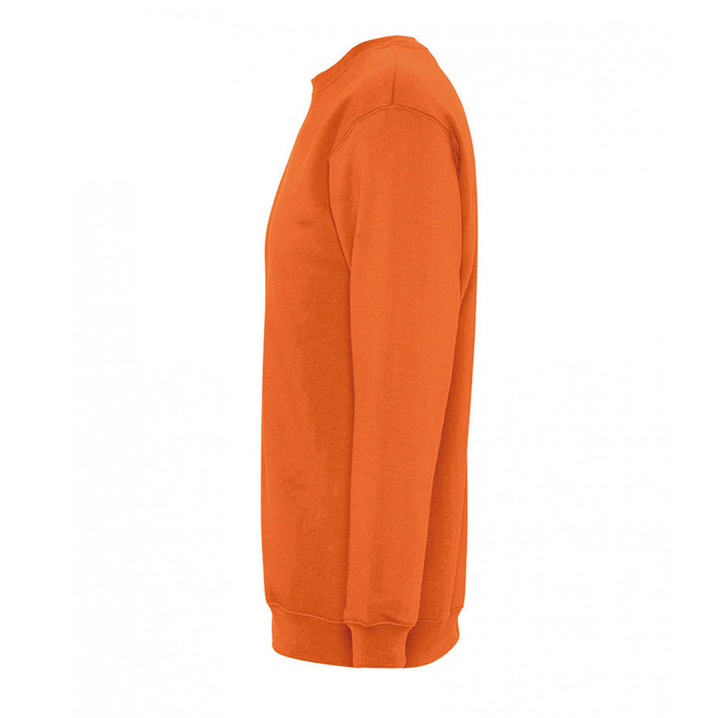 SOL'S Unisex Orange New Supreme Sweatshirt