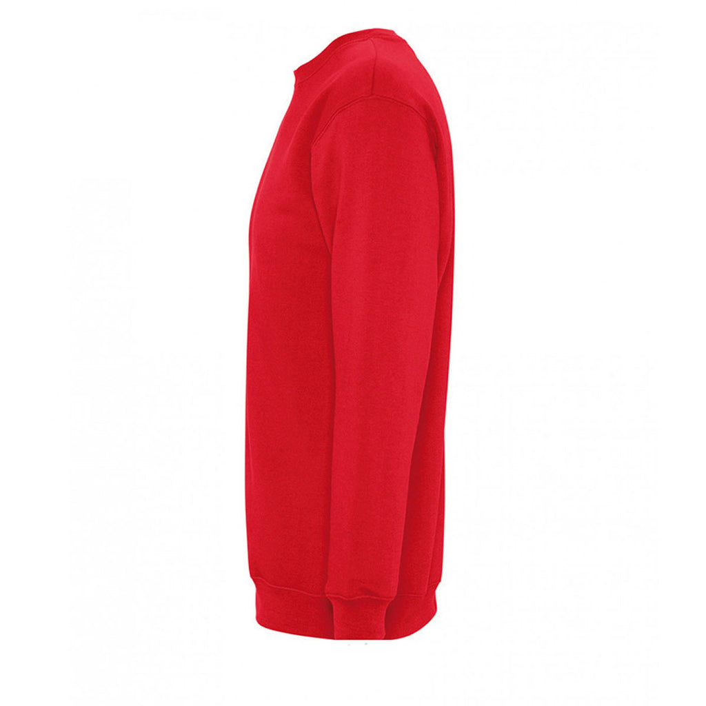 SOL'S Unisex Red New Supreme Sweatshirt