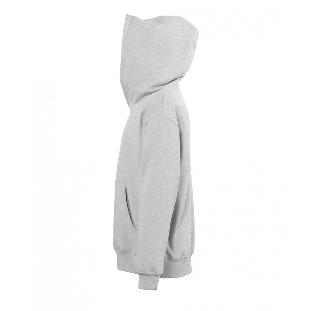 SOL'S Youth Grey Marl Slam Hooded Sweatshirt