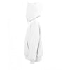 SOL'S Youth White Slam Hooded Sweatshirt