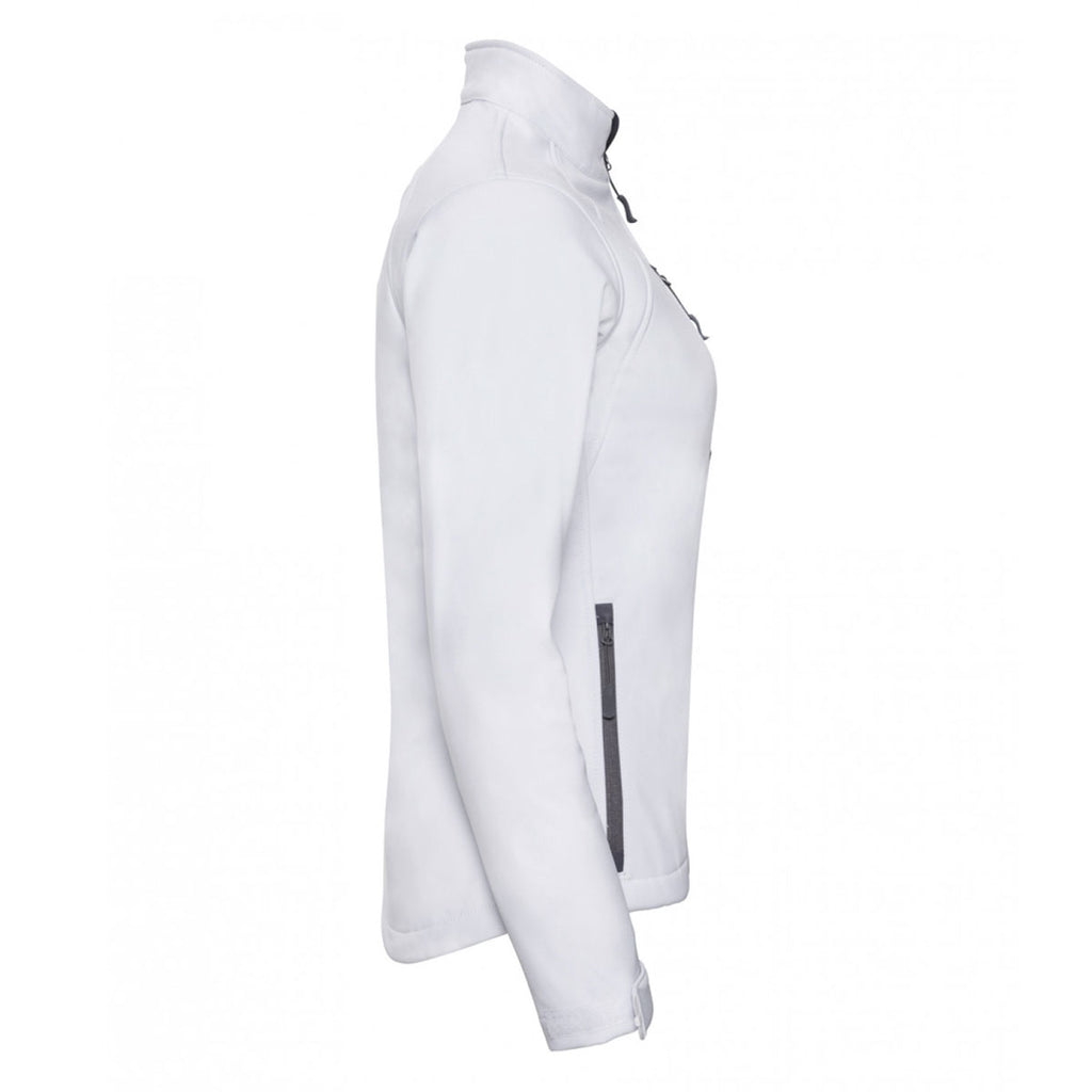 Russell Women's White Soft Shell Jacket