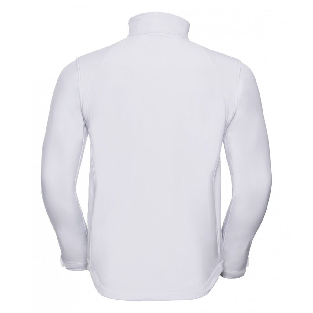 Russell Men's White Soft Shell Jacket
