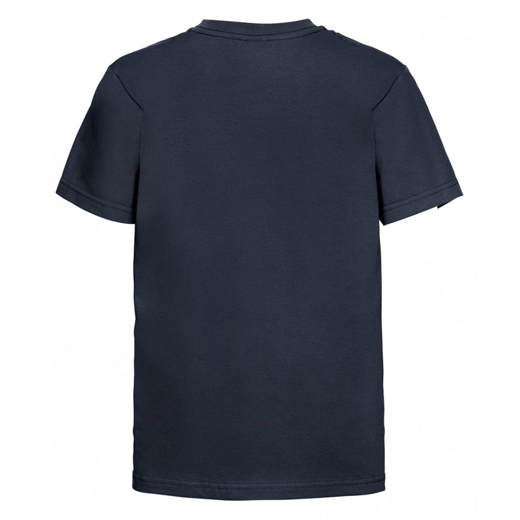 Russell Youth French Navy Slim T-Shirt