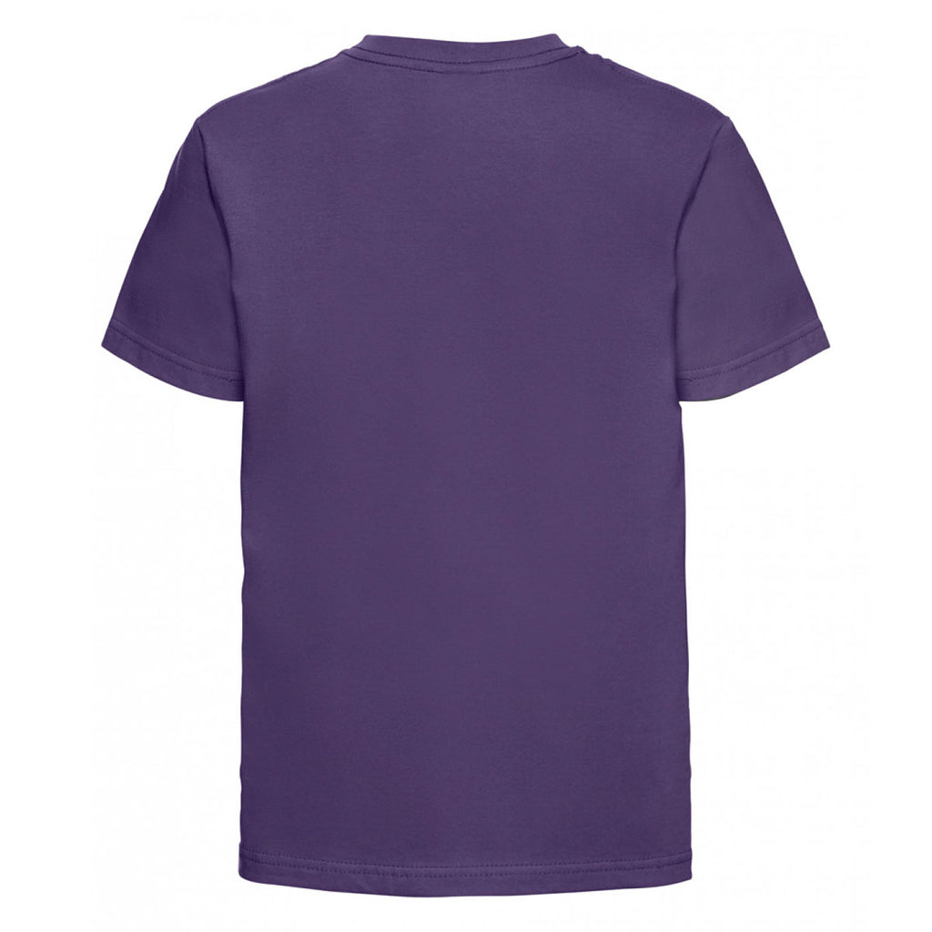 Russell Youth Purple Slim T-Shirt