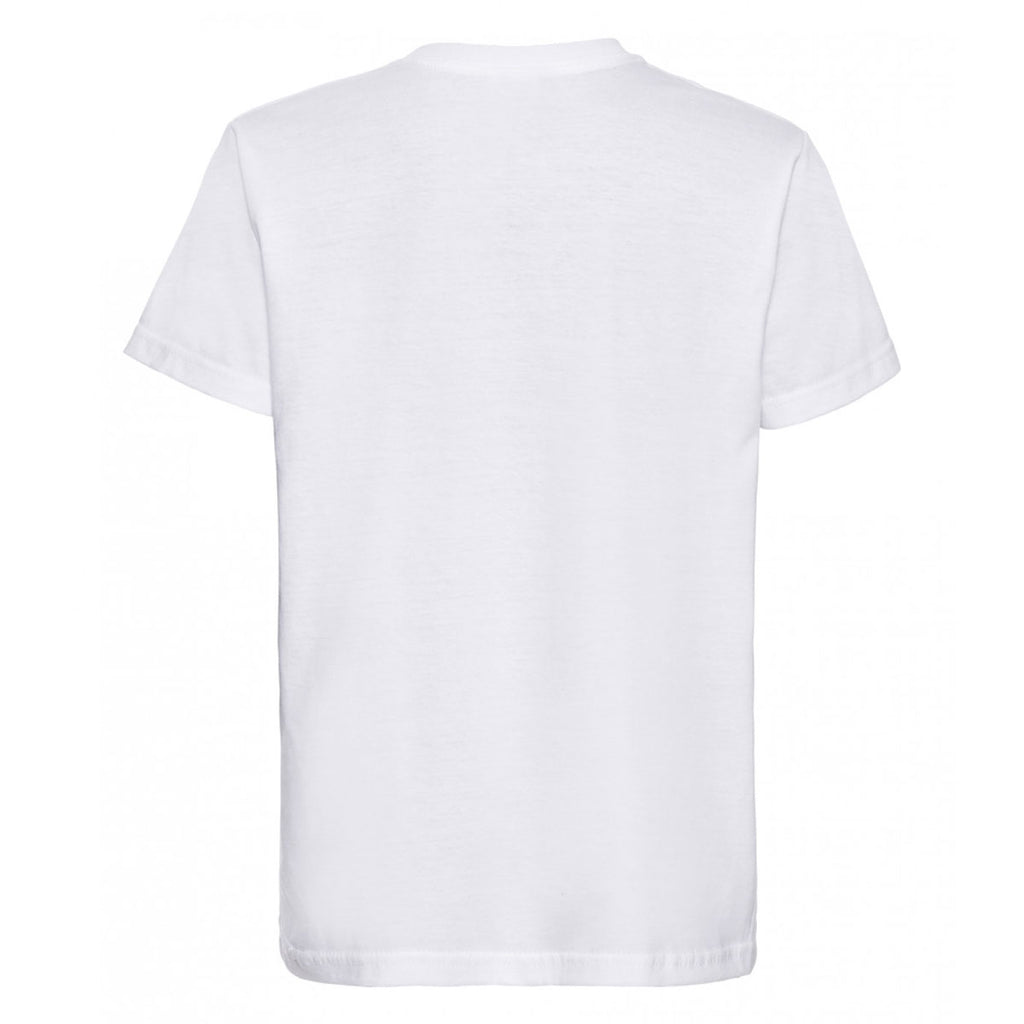 Russell Youth White Slim T-Shirt