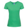 155f-russell-women-green-t-shirt