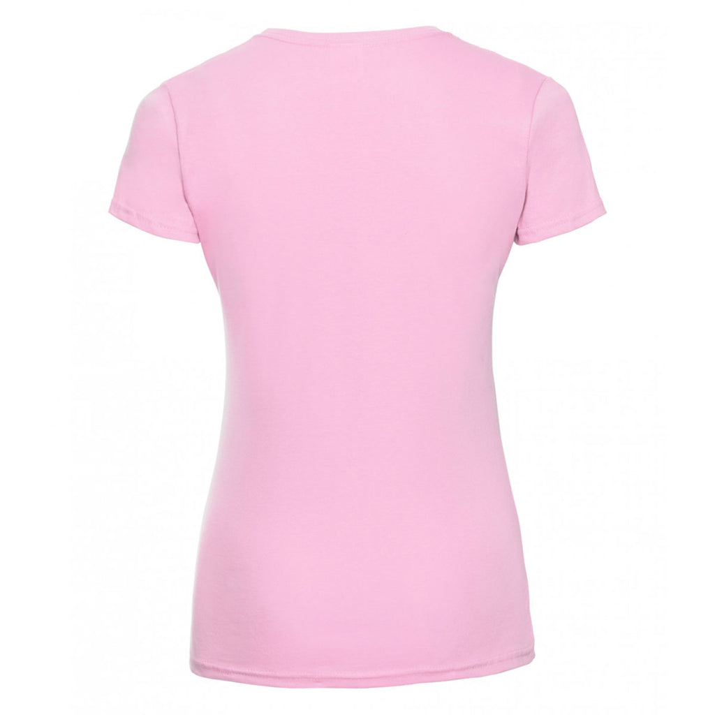 Russell Women's Candy Pink Lightweight Slim T-Shirt