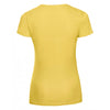 Russell Women's Yellow Lightweight Slim T-Shirt