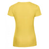 Russell Women's Yellow Lightweight Slim T-Shirt