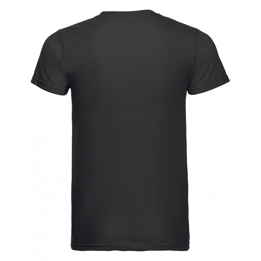 Russell Men's Black Lightweight Slim T-Shirt