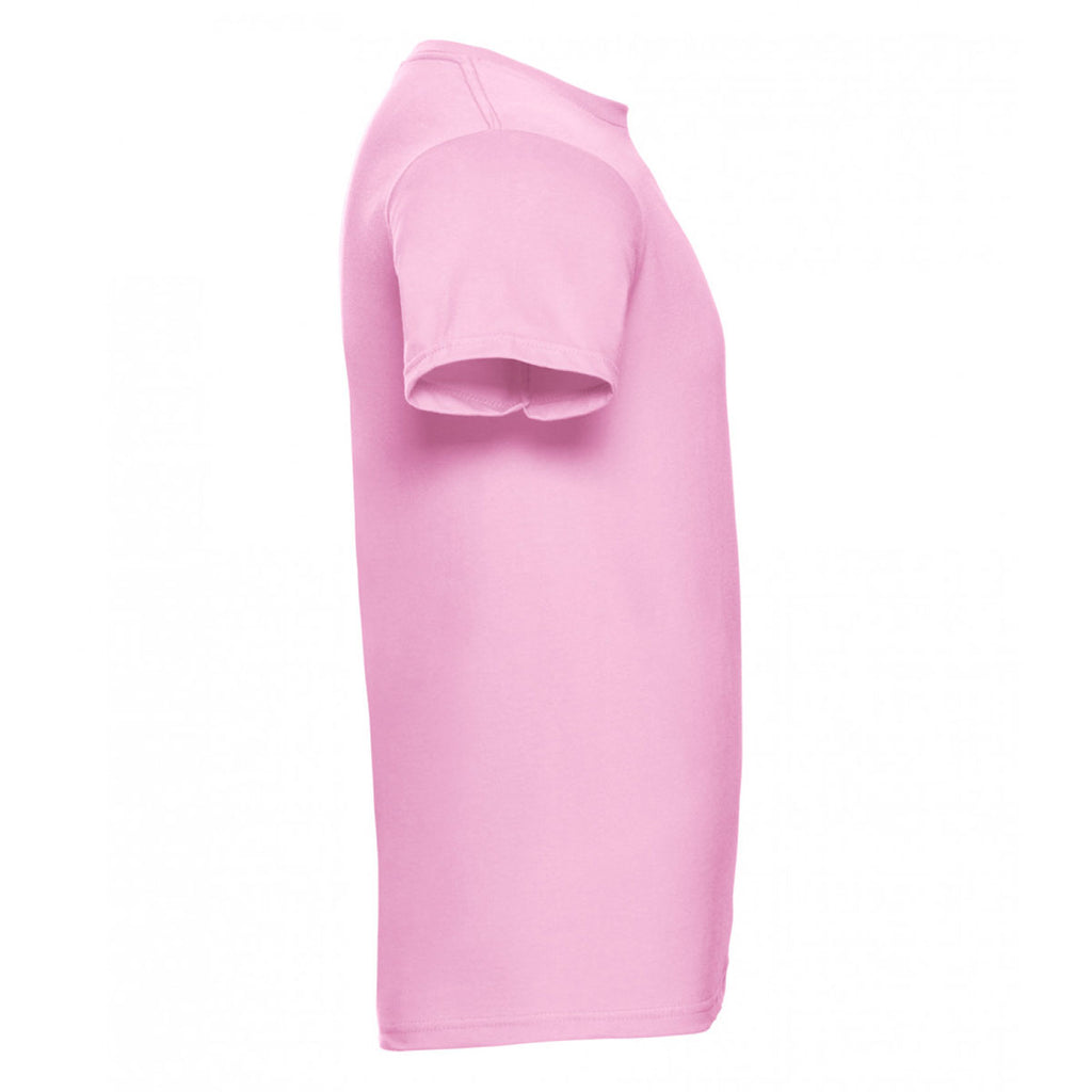 Russell Men's Candy Pink Lightweight Slim T-Shirt