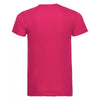 Russell Men's Fuchsia Lightweight Slim T-Shirt