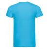 Russell Men's Turquoise Lightweight Slim T-Shirt
