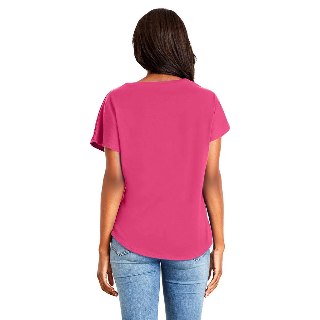 Next Level Women's Hot Pink Ideal Dolman