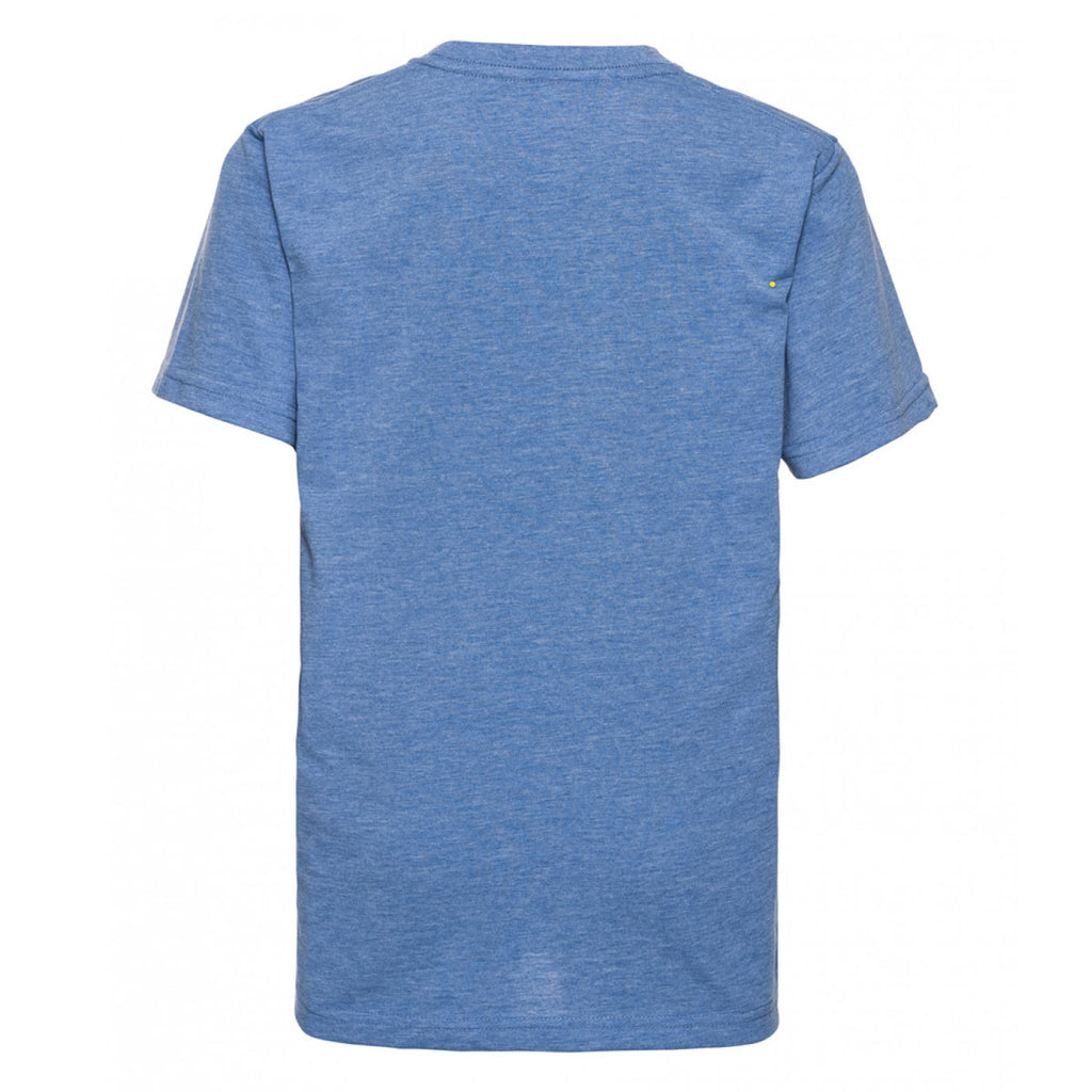 Russell Youth Blue Marl HD T-Shirt