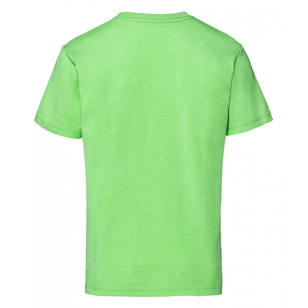 Russell Youth Green Marl HD T-Shirt