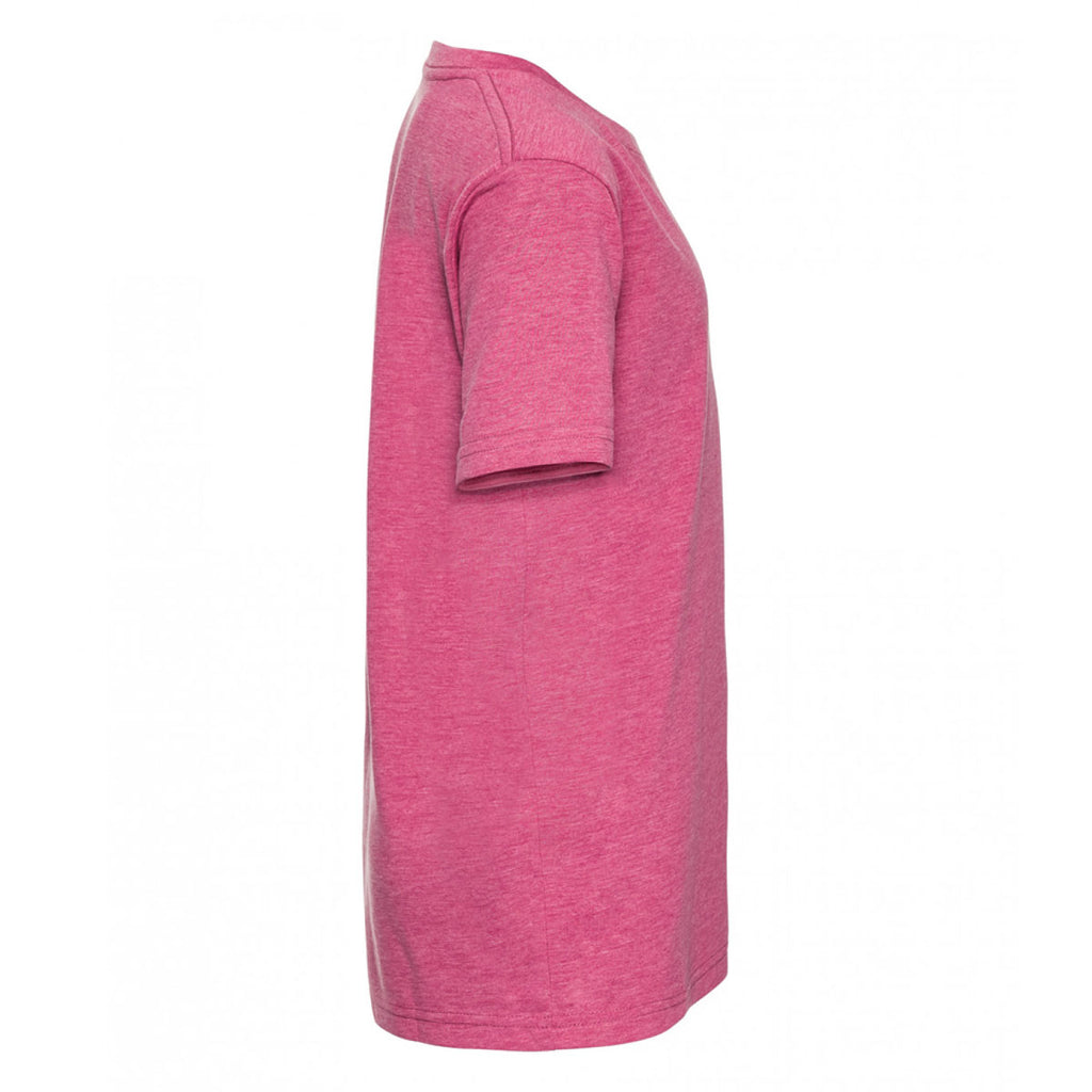 Russell Youth Pink Marl HD T-Shirt