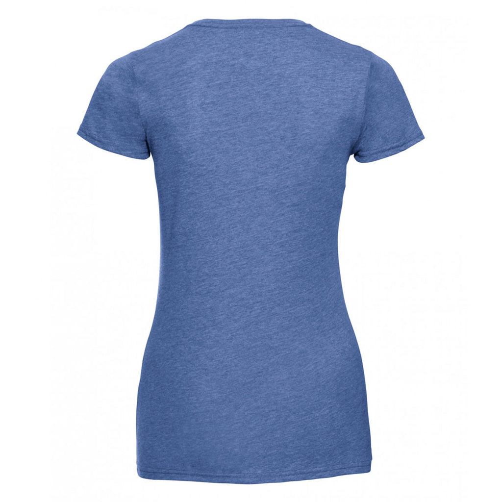 Russell Women's Blue Marl HD T-Shirt