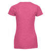 Russell Women's Pink Marl HD T-Shirt