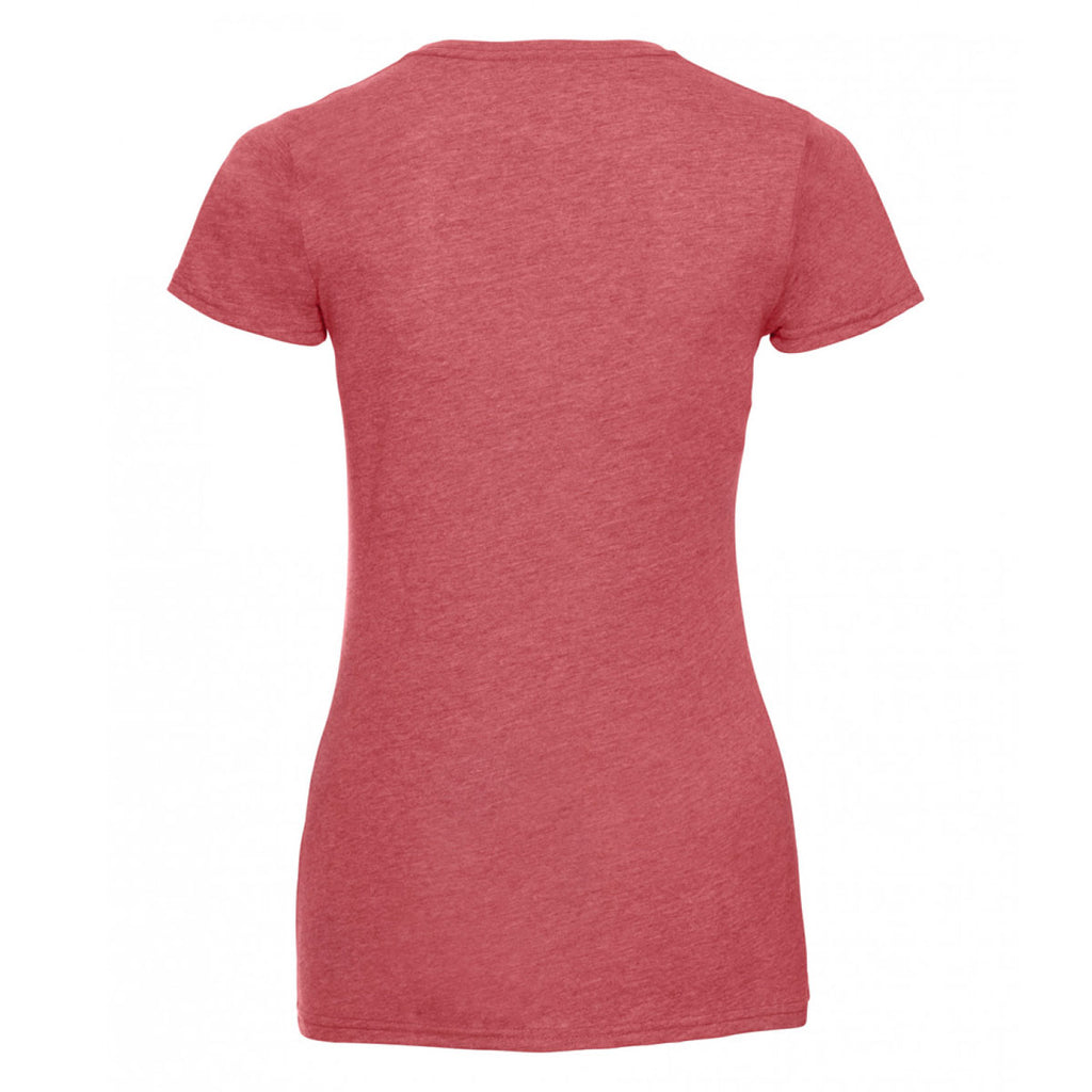 Russell Women's Red Marl HD T-Shirt
