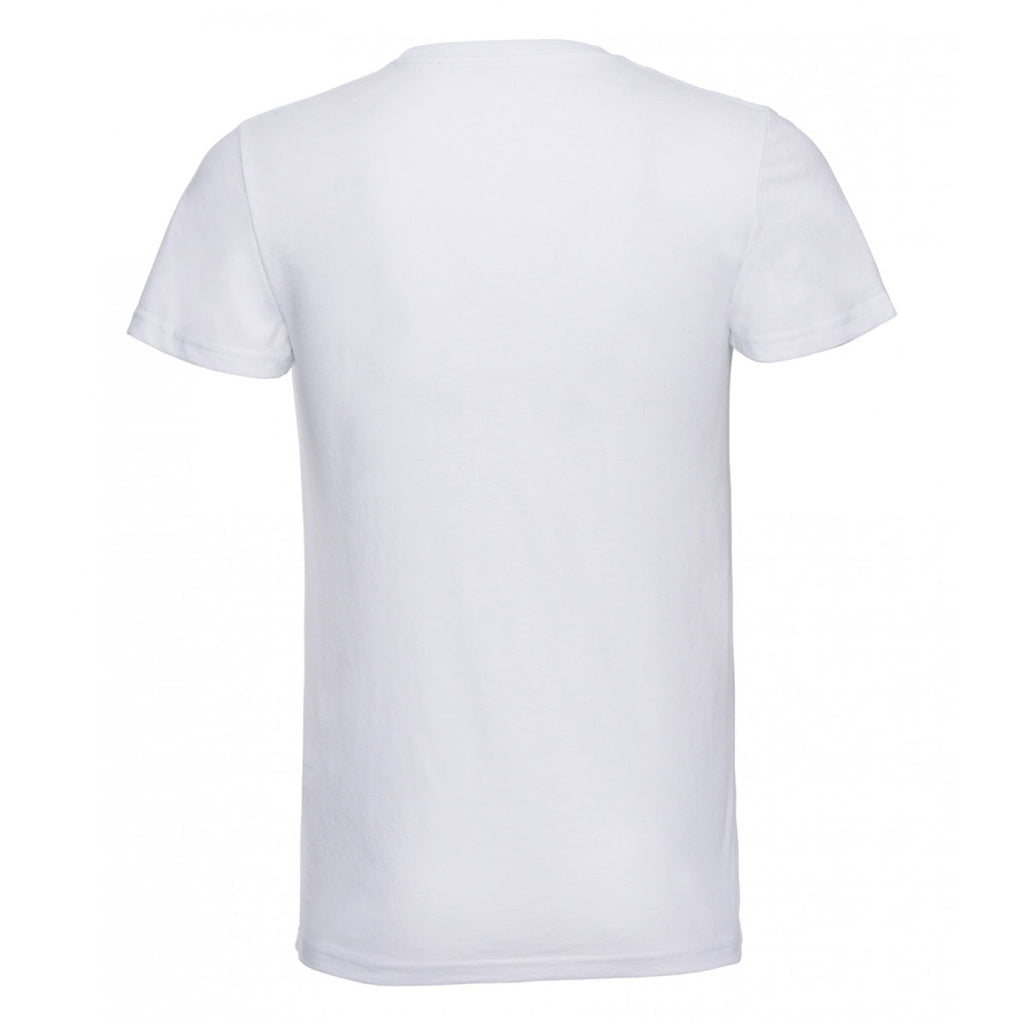 Russell Men's White HD T-Shirt