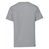 Russell Youth Silver Marl V Neck HD T-Shirt