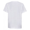 Russell Youth White V Neck HD T-Shirt