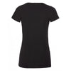 Russell Women's Black V Neck HD T-Shirt