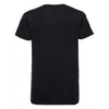 Russell Men's Black V Neck HD T-Shirt