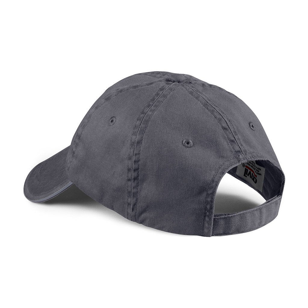 Anvil Coal Solid Low-Profile Sandwich Trim Pigment-Dyed Twill Cap