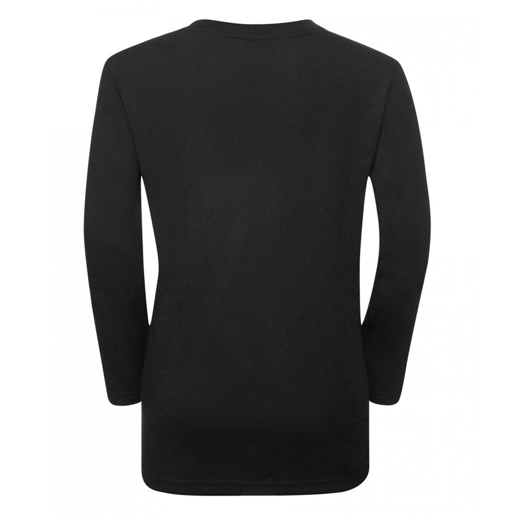 Russell Youth Black Long Sleeve HD T-Shirt
