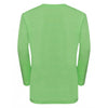 Russell Youth Green Marl Long Sleeve HD T-Shirt