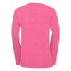 Russell Youth Pink Marl Long Sleeve HD T-Shirt