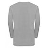 Russell Youth Silver Marl Long Sleeve HD T-Shirt