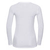 Russell Women's White Long Sleeve HD T-Shirt