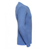 Russell Men's Blue Marl Long Sleeve HD T-Shirt