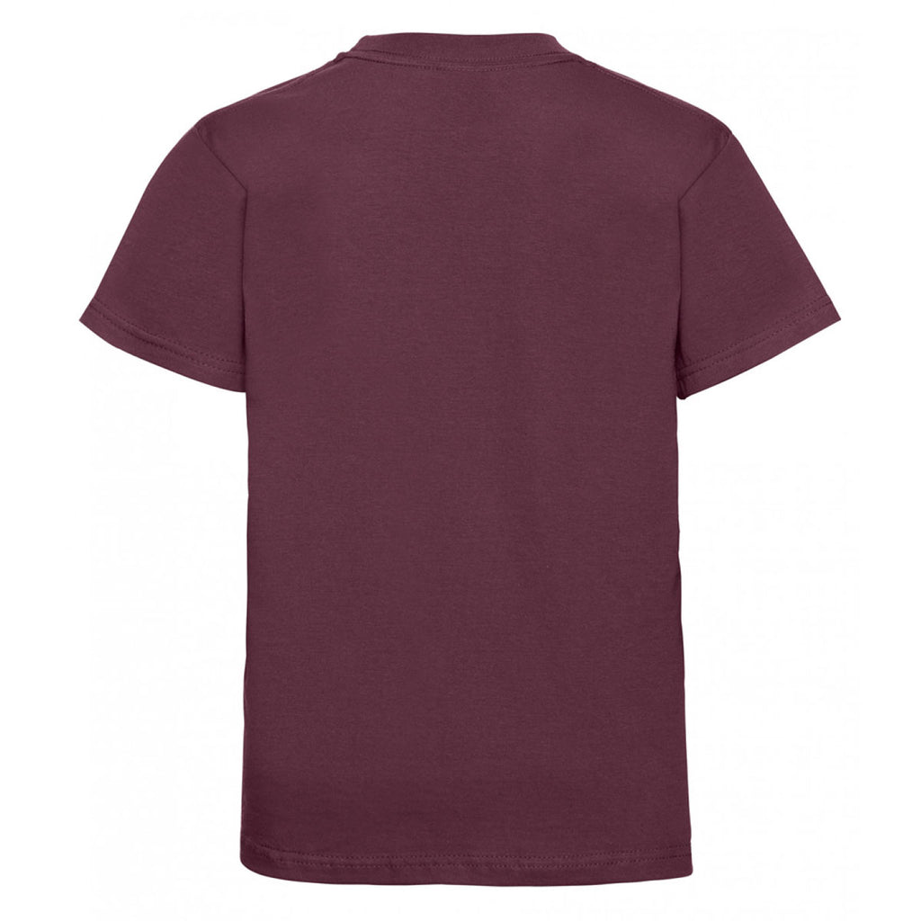 Jerzees Schoolgear Youth Burgundy Classic Ringspun T-Shirt