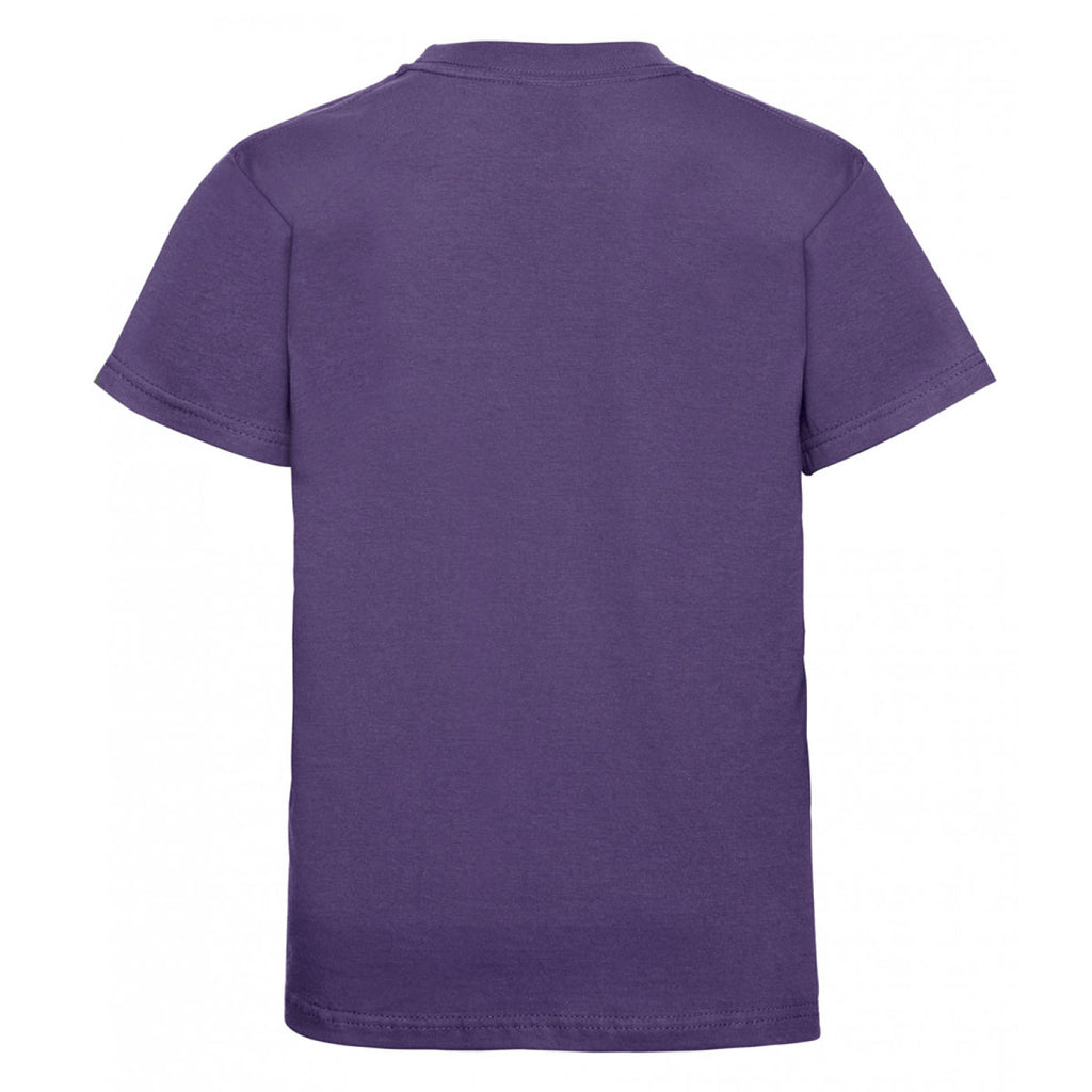 Jerzees Schoolgear Youth Purple Classic Ringspun T-Shirt