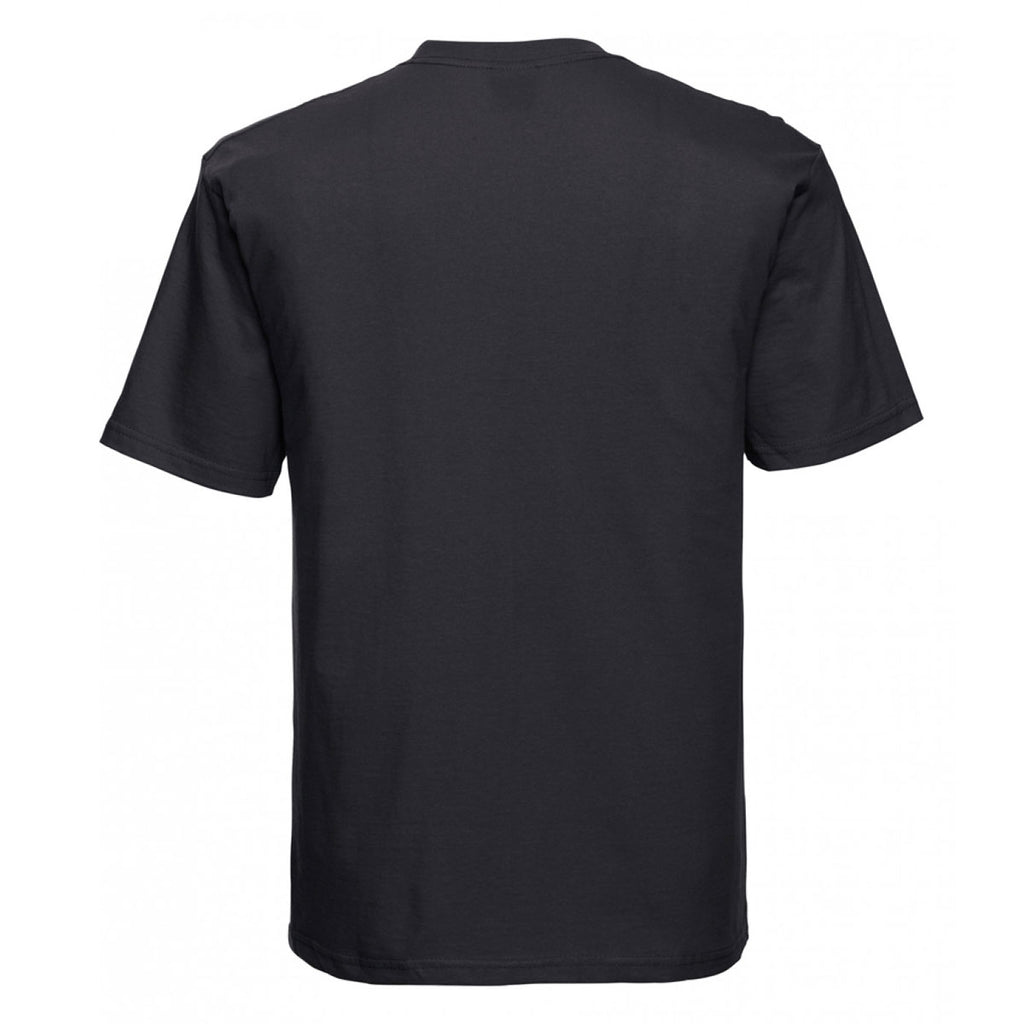 Russell Men's Black Classic Ringspun T-Shirt