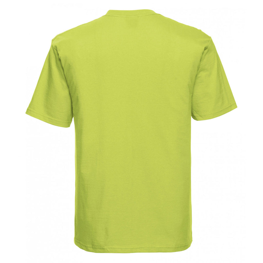 Russell Men's Lime Classic Ringspun T-Shirt