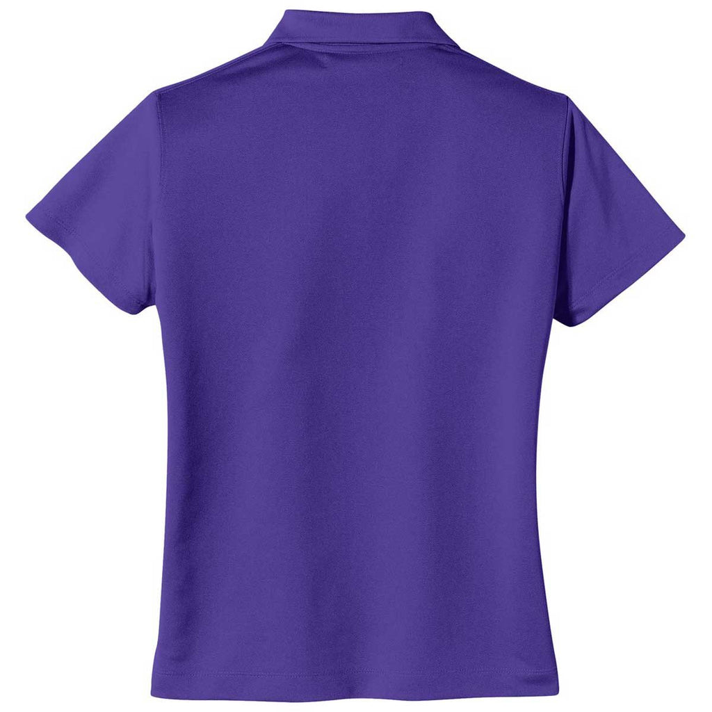 Nike Women's Purple Tech Basic Dri-FIT S/S Polo